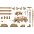 43699 H0 Deko-Set Bauernhof Thumbnail 1