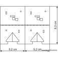43844 H0 Reihen-Doppelhaus, gelb Thumbnail 5