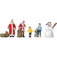 79226 Weihnachtsmann, Kinder, Schneemann Thumbnail 1