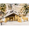 14394 Weihnachtsmarkt-Krippe mit Figuren Thumbnail 1