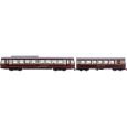 H90-Set DGBTriebwagen VT 137 und Beiwagen VB 186 Döllnitzbahn Thumbnail 3
