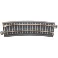 83771 Bettungsgleis grau BR 32: Gebogenes Gleis, R 396 mm/15°, grau Thumbnail 1