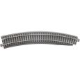 83773 Bettungsgleis grau BR 11-32kre: Gebogenes Pass-Stück, rechts, R 396 mm Thumbnail 1
