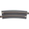 83782 Bettungsgleis braun BR 3-ü: Gebogenes Gleis, R 396 mm Übergang Thumbnail 1