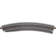 83784 Bettungsgleis braun BR 11-32kli: Gebogenes Pass-Stück, links, R 396 mm Thumbnail 1