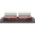 18154 Taschenwagen Sdkms 707 der DB, beladen mit zwei Containern, Ep. IV Thumbnail 2