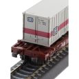 18154 Taschenwagen Sdkms 707 der DB, beladen mit zwei Containern, Ep. IV Thumbnail 3