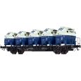 49132 H0 Behälterwagen BTmms 58 DB, III, Birkel Thumbnail 1
