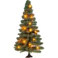 22121 Beleuchteter Weihnachtsbaum grün, 8 cm hoch Thumbnail 1