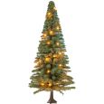 22131 Beleuchteter Weihnachtsbaum grün, 12 cm hoch Thumbnail 1