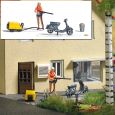 7833 A-Set: Motorrollerwäsche H0 Thumbnail 1