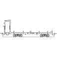 RRw 97-55-01 Stangenwagen mit halboffenem Bremserhaus PrignitzerSchmalspurbahn Thumbnail 1
