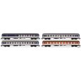 881908 4-tlg. Set „Popfarbener DC-Zug“, DB, Ep. IV Thumbnail 1