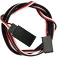 51810 Servo-Verlängerungskabel, 3-poliger J/R Stecker Länge: 75cm Thumbnail 1