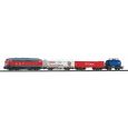 57154 Start-Set mit Bettung BR 218 DB Cargo mit 3 Güterwagen, Ep. V Thumbnail 1