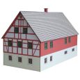 10-01-H0-S Stallgebäude mit Schieferdach und Holzfenster Thumbnail 2