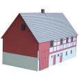 10-01-H0-S Stallgebäude mit Schieferdach und Holzfenster Thumbnail 5
