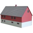 10-01-H0-S Stallgebäude mit Schieferdach und Holzfenster Thumbnail 6