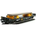 76781 Flachwagen Sgmmns 4505 der On Rail GmbH mit Beladung, Ep. VI Thumbnail 4