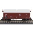 01032 Güterwagenset der DB mit 2 Schiebedach-/Schiebewandwagen Kmmgks, Ep. III Thumbnail 3