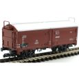 01032 Güterwagenset der DB mit 2 Schiebedach-/Schiebewandwagen Kmmgks, Ep. III Thumbnail 6