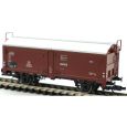 01032 Güterwagenset der DB mit 2 Schiebedach-/Schiebewandwagen Kmmgks, Ep. III Thumbnail 9