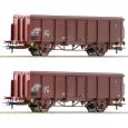 76006 2-tlg. Set: Offene Güterwagen Eos, DR, Ep. IV Thumbnail 1