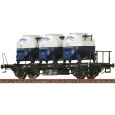 50598 Behältertragwagen BTs 30 der DB, mit Efkr 401 "Birkel", Ep. III Thumbnail 1