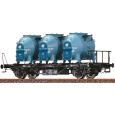 50599 Behältertragwagen BTs 30 der DB, mit Efkr 401 "Knorr", Ep. III Thumbnail 1
