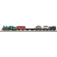97942 Start-Set mit Bettung Güterzug Dampflok G7 SNCB mit 5 Güterwagen Thumbnail 1