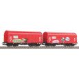 58257 2er Set Schiebeplanenwagen Shimmns mit Graffiti Caib, NS, Ep. VI Thumbnail 1