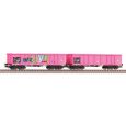 58393 2er Set Offene Güterwagen Eaos mit Graffiti, SBB, Ep. VI Thumbnail 2