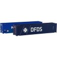 076937 Zubehör Container-Set 2x 45 ft. High Cube Container P&O Ferrymaster/DFDS Thumbnail 1