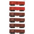 75858 6-tlg. Display: Offene Güterwagen, DB AG, Ep. V-VI Thumbnail 1