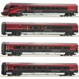 74039 4-tlg. Set: Railjet, ÖBB, Ep. VI (WECHSELSTROM/AC) Thumbnail 1
