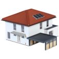 38336 Kubushaus Mia mit Carport - Polyplate Bausatz Thumbnail 1
