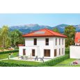 38336 Kubushaus Mia mit Carport - Polyplate Bausatz Thumbnail 4