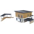 38337 Kubushaus Saskia mit Carport - Polyplate Bausatz Thumbnail 1