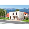 38339 Kubushaus Lina mit Terrasse - Polyplate Bausatz Thumbnail 3