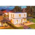 38339 Kubushaus Lina mit Terrasse - Polyplate Bausatz Thumbnail 4