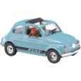 48735 Fiat 500 mit Fahrer und Hund Thumbnail 1