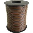 50370 Drillingslitze 3x 0,14 mm², 25 m (hellbraun, schwarz, dunkelbraun) Thumbnail 1