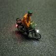 50226 Fahrrad mit LED Beleuchtung, alte Frau Thumbnail 1