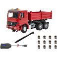 8001 CarMotion Basis Startset, MB ACTROS Muldenkipper mit Rundumleuchten (rot) Thumbnail 1