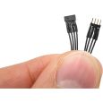 51230 Micro Steckverbinder 4-polig Stecker Buchse mit 0,04mm² Litze (4 Stück) Thumbnail 2