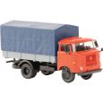 121043-11 IFA W50L Holzpritsche und Plane (verkehrsrot) Thumbnail 1