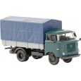 121043-12 IFA W50L Holzpritsche und Plane (blaugrün) Thumbnail 1