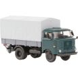 121044-12 IFA W50L Holzpritsche, Plane und Ladebordwand (blaugrün) Thumbnail 1