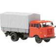 121047-11 IFA W50L Speditionskabine, Holzpritsche, Plane (verkehrsrot) Thumbnail 1