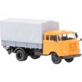 121047-15 IFA W50L Speditionskabine, Holzpritsche, Plane (pastellorange) Thumbnail 1